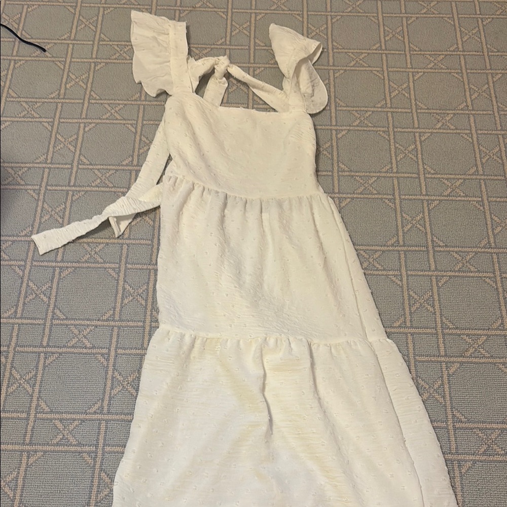 J-Crew White Dress